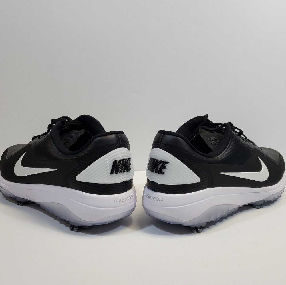 Nike React Vapor 2 Golf Shoes Cleats Black White - image 6